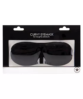 Shots Ouch Curvy Eye Mask  Black