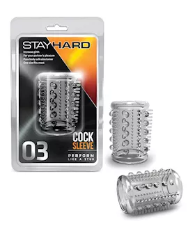 Blush Stay Hard Cock Sleeve 03  Clear