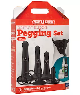 VacULock Silicone Pegging Set  Black