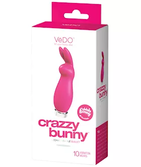 VeDO Crazzy Bunny Rechargeable Bullet Pretty in Pink