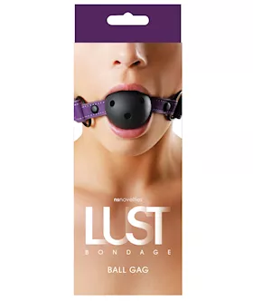 Lust Bondage Ball Gag  Purple