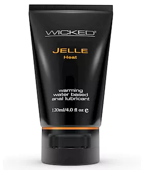 Wicked Sensual Care Jelle Warming Water Based Anal Gel Lubricant 4 oz
