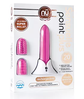 Nu Sensuelle Point Plus Rechargeable Bullet Pink