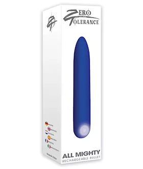 Zero Tolerance All Mighty Rechargeable Bullet Blue