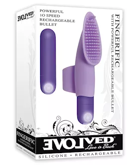 Evolved Fingerific Rechargeable Bullet Purple