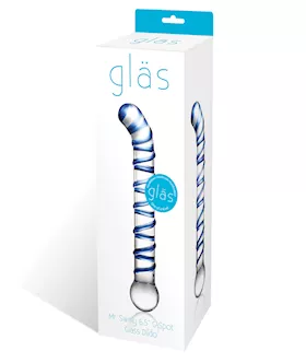 Glas Mr Swirly 65quot GSpot Glass Dildo