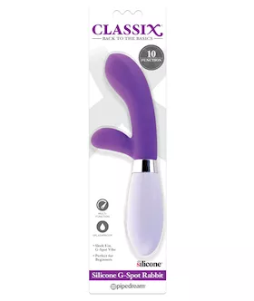Classix Silicone GSpot Rabbit Purple
