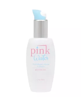 Pink Water Based Lubricant  4 oz Bottle wPump