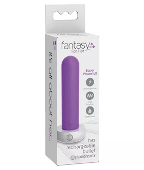 Fantasy for Her Rechargable Bullet  Purple