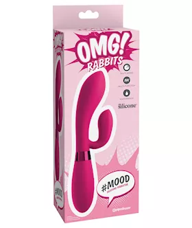 OMG Rabbits Hash Tag Mood Fuchsia