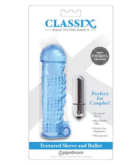 Classix Textured Sleeve amp Bullet Blue