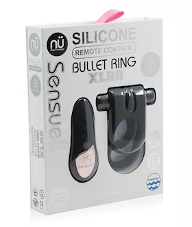 Nu Sensuelle Silicone Remote Control XLR8 Turbo Boost Bullet Ring Black