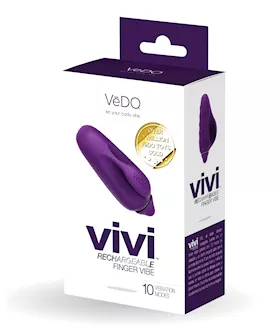 VeDO VIVI Rechargeable Finger Vibe Deep Purple
