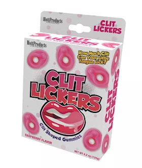 Clit Lickers Clit Shaped Gummies Raspberry