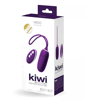 VeDO KIWI Rechargeable Insertable Bullet Deep Purple