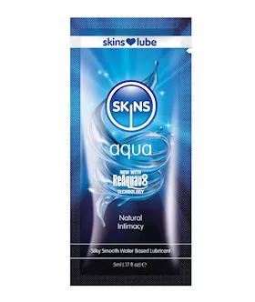 Skins Aqua Water Based Lubricant  5 ml Foil