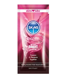 Skins Excite Water Based Lubricant  5 ml Foil