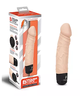 Powercocks 65quot Realistic Vibrator Ivory