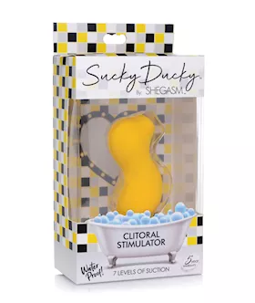 Inmi Shegasm Sucky Ducky Silicone Clitoral Stimulator Yellow