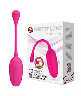 Pretty Love Knucker Remote Egg  Neon Pink