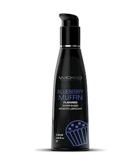 Wicked Sensual Care Water Based Lubricant  4 oz Blueberry Muffin