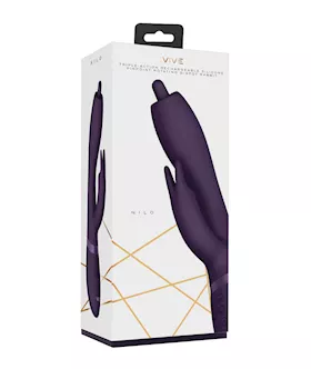 Shots Vive Nilo Pinpoint Rotating GSpot Rabbit Purple