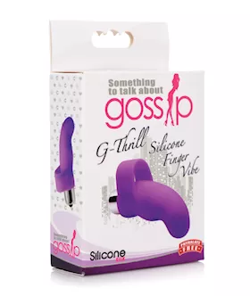 Curve Toys Gossip GThrill G Spot Finger Vibe  Violet