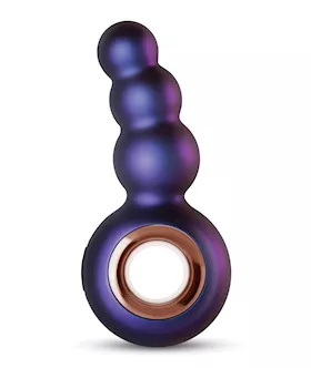 Hueman Outer Space Vibrating Anal Plug  Purple