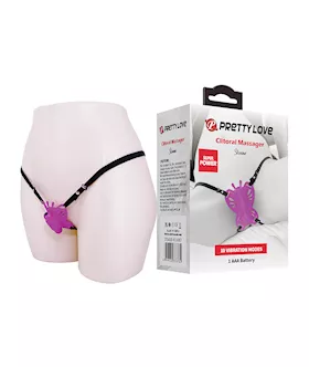 Pretty Love Sloane Battery Powered Clit Stim  Fuchsia