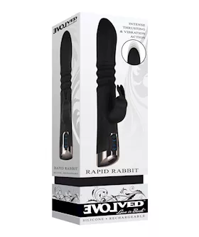 Evolved Rapid Rabbit Thrusting Dual Vibe  Black