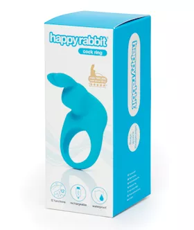 Happy Rabbit Rechargeable Cock Ring  Blue