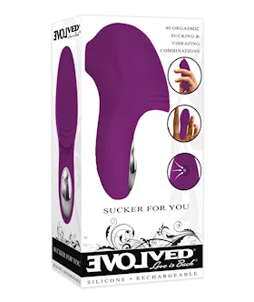 Evolved Sucker For You Finger Vibe  Purple
