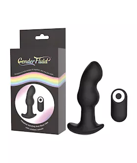 Gender Fluid Frission Anal Vibe wRemote Black