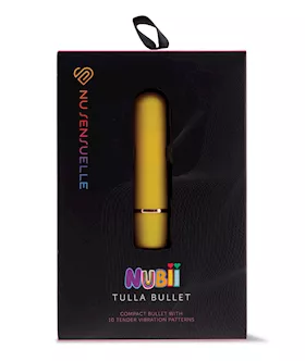 Nu Sensuelle Nubii Tulla Rounded Tip 10 Speed Bullet Yellow