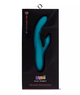 Nu Sensuelle Nubii Kiah Turbo Boost amp Heating Dual Stim Rabbit Blue
