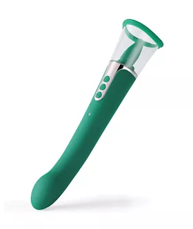 Succion Sucking GSpot Vibrator 3 Function Green