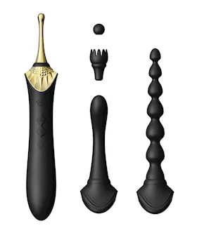 ZALO Bess 20 Clitoral Vibrator Obsidian Black