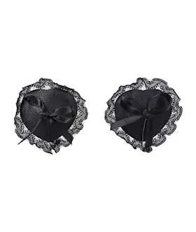 In A Bag Lace Nipple Pasties  Black