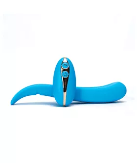 2ChooseLove The LuvSlide Couples Vibrator wRemote Blue