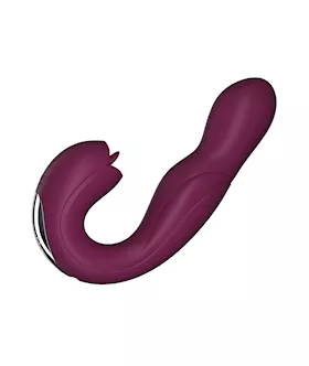 Joi Rotating Head GSpot Vibrator amp Clit Licker Purple