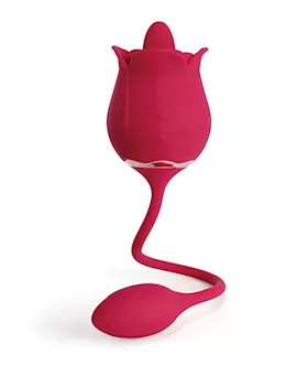 Fiona Clit Licking Rose amp Vibrating Egg  Red