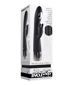 Evolved Heat Up amp Chill GSpot Rabbit Black