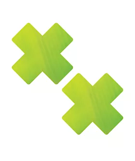 Neva Nude Chameleon Color Changing X Factor Pasties  GreenYellow