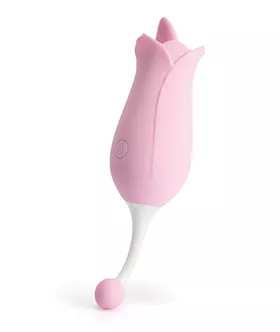Dora Rose Toy Clit Vibrator amp Tongue Licker Pink