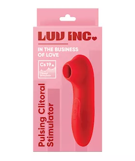 Luv Inc Pulsing Clitoral Stimulator Red