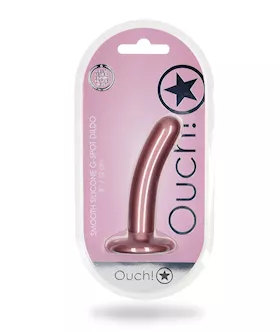 Shots Ouch 5quot Smooth GSpot Dildo Rose Gold