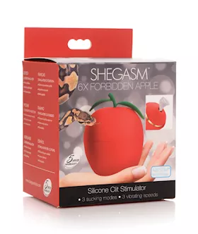 Shegasm 6X Forbidden Apple Silicone Clit Stimulator