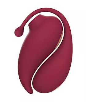 Adrien Lastic Inspiration Clitoral Suction Stimulator amp Vibrating Egg Red