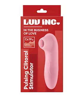 Luv Inc Pulsing Clitoral Stimulator Light Pink