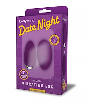Bodywand Date Night Remote Vibrating Egg Purple